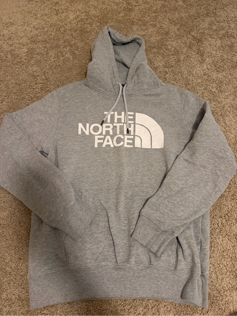 The North Face Gray Logo Hoodie
